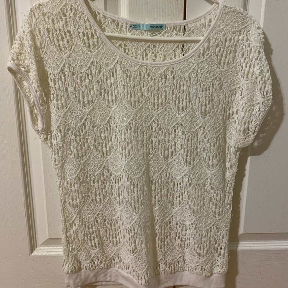 Knit white Sweater